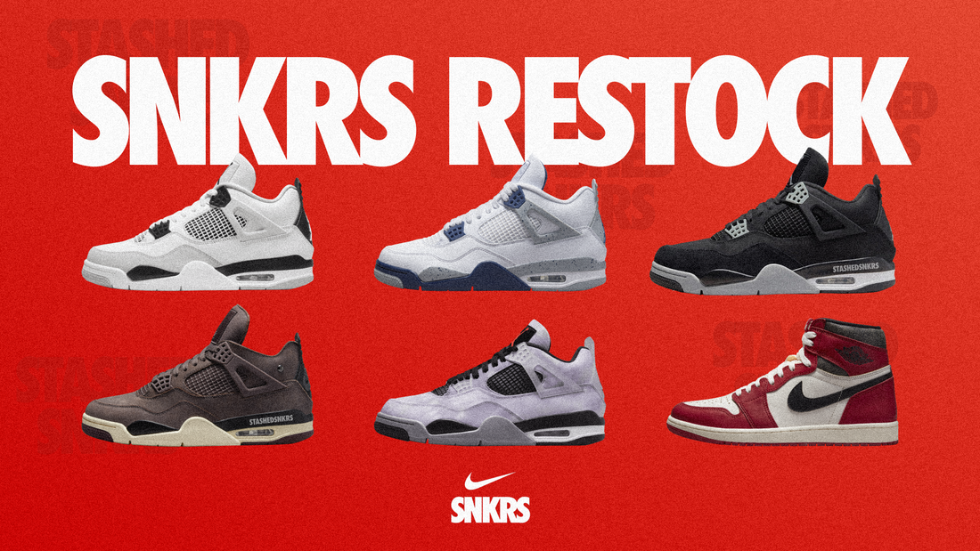 2024 SNKRS APP RESTOCK - AIR JORDAN 1s & 4s