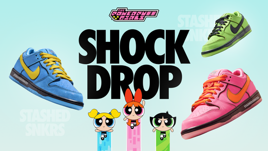 SNKRS SHOCK DROP: Powerpuff Girls x Nike SB Dunk Low